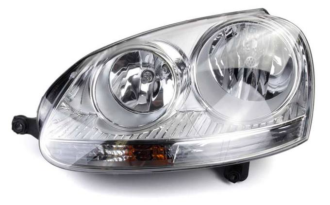 VW Headlight Assembly - Driver Side (Halogen) 1K6941005S - Hella 247007351